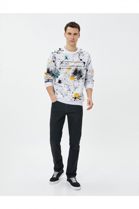Straight Fit Boru Paça Kot Pantolon - Mark Jean - 5