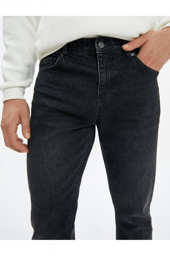 Straight Fit Boru Paça Kot Pantolon - Mark Jean - 9