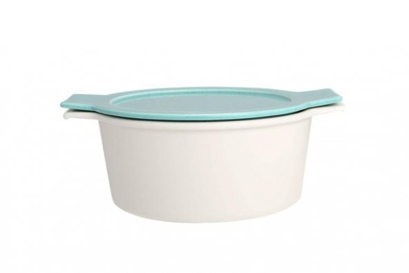 Porland Cookland Fire Turkuaz Kapaklı Derin Tencere 1.3 Lt 04CLA000015 - 2