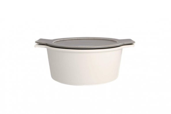 Porland Cookland Fire K.Gri Kapaklı Derin Tencere 1.3 Lt 04CLA000017 - 2