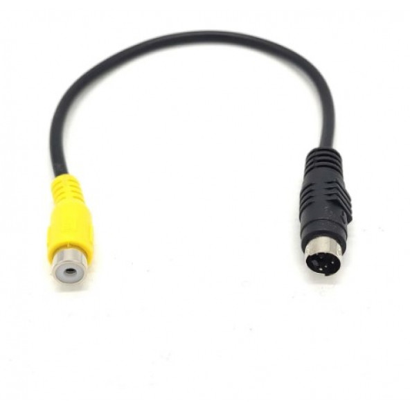 RCA to 4 pin S-Video Kablo 25 cm - Resim 2