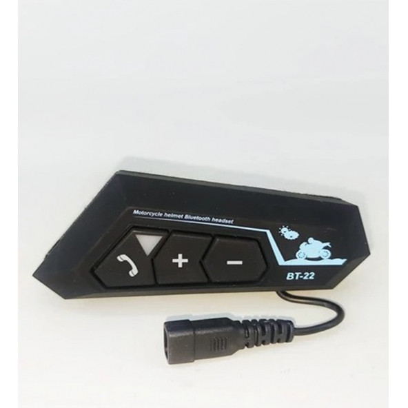 Bt22 Kask Kulaklık Bluetooth Motosiklet Kulaklık 5.0 Bluetooth Interkom Motorsiklet Kulaklık - 2