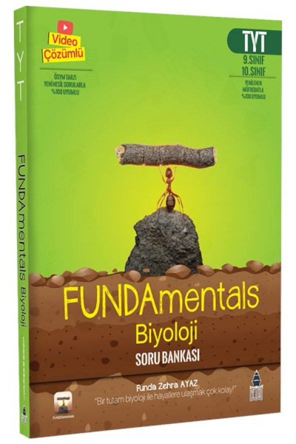 FUNDAmentals Biyoloji Seti - AYT ve TYT Konu Anlatımı ve Soru Bankası - 4 Kitap - 4