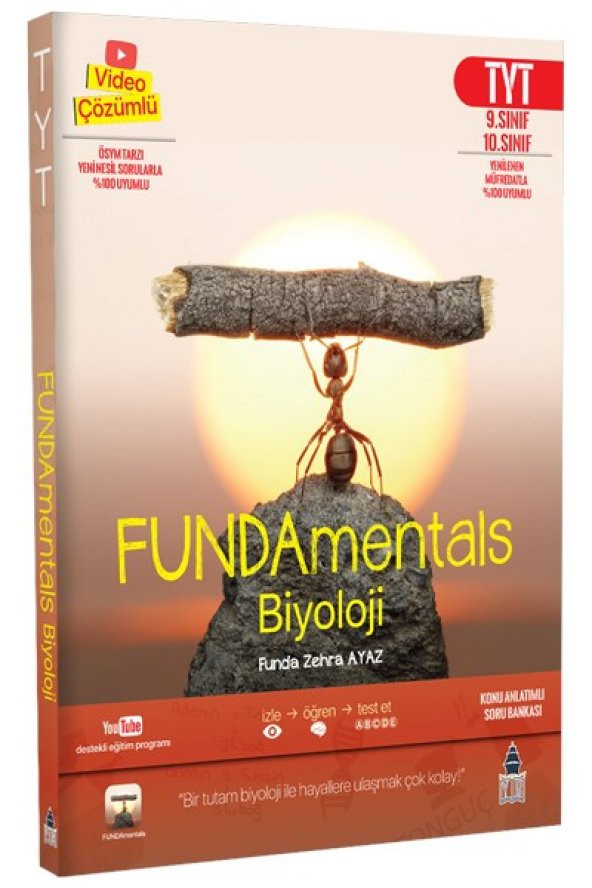 FUNDAmentals Biyoloji Seti - AYT ve TYT Konu Anlatımı ve Soru Bankası - 4 Kitap - 5