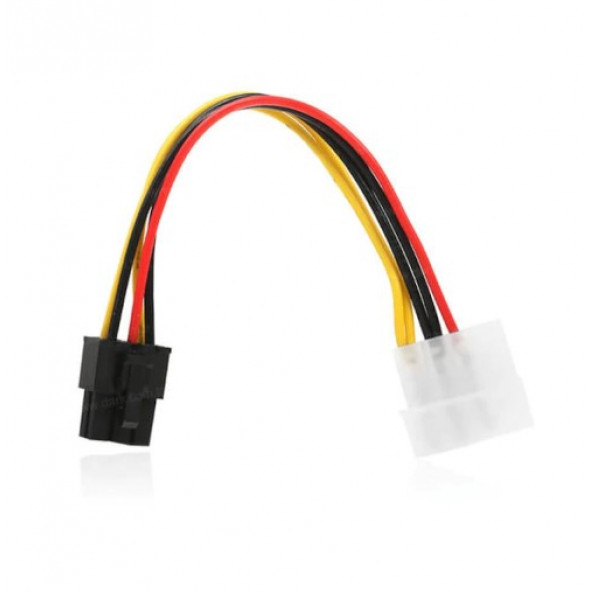 4 Pin Molex to 6 Pin Ekran Kartı Power Güç Kablosu ürün görseli