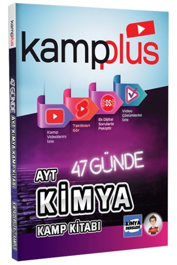 Kampplus 47 Günde AYT Kimya Kampı Video Anlatımlı Kamp Kitabı