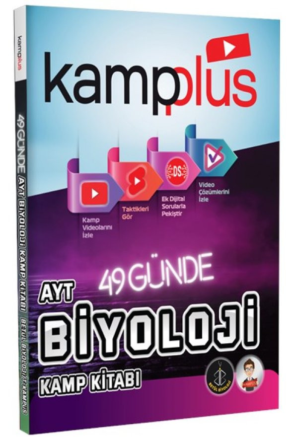 Kampplus 49 Günde AYT Biyoloji Kampı Video Anlatımlı Kamp Kitabı