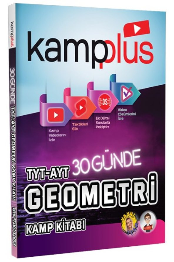 Kampplus 30 Günde TYT - AYT Geometri Kampı Video Anlatımlı Kamp Kitabı