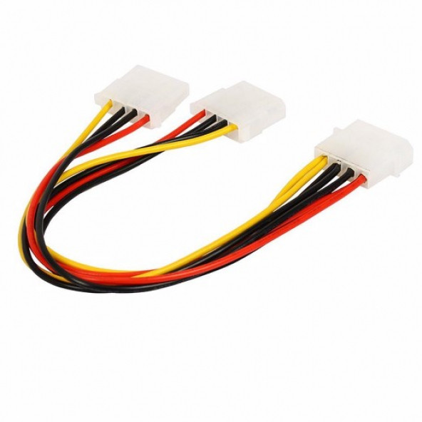 4 Pin Erkek-2 Port Dişi Molex Power Çoklayıcı Güç Kablosu ürün görseli