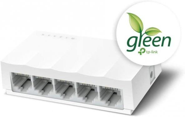 TP-Link LS1005 LiteWave 5-Port 10/100 Mbps Desktop Switch (Plastik Kasa) - 2