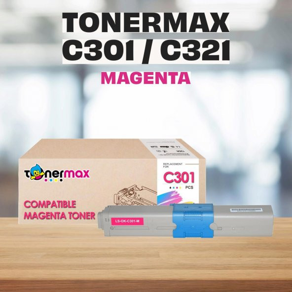 Oki C301Dn Muadil Toner Set CMYK - 4