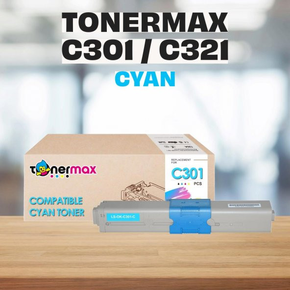 Oki MC342Dn Muadil Toner Set CMYK - 2