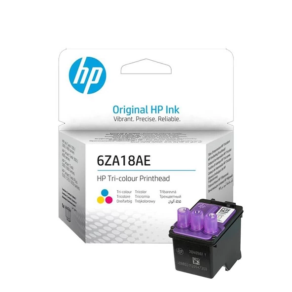 HP 6ZA18AE Orijinal Renkli Baskı Kafası