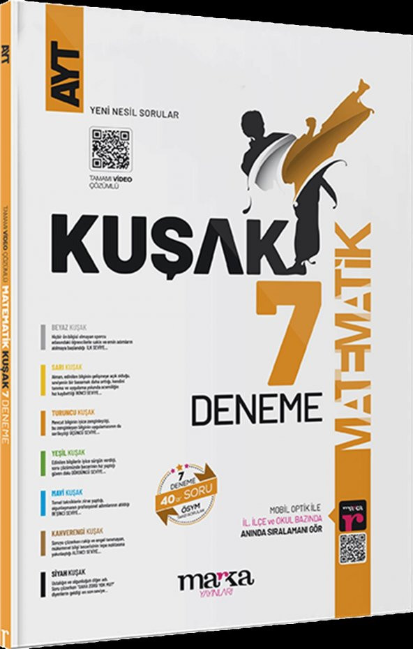 AYT Matematik 7 Kuşak Deneme Marka Yayınları
