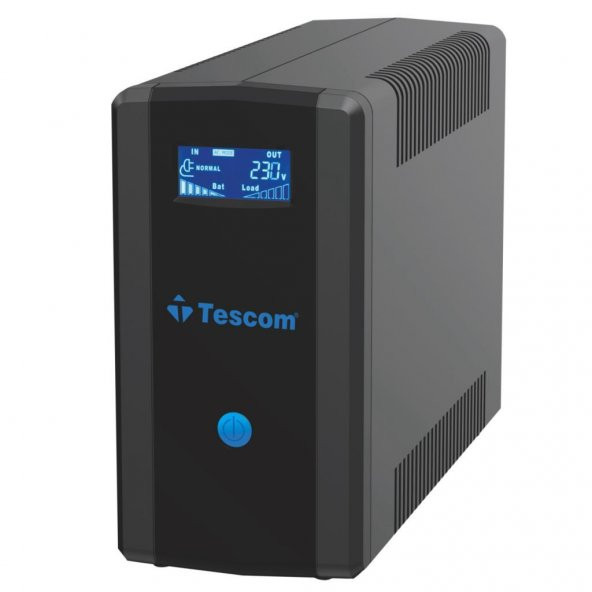 Tescom Leo+ 1200VA LCD USB RJ45 Modem Protect UPS Güç Kaynağı