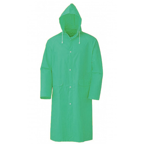 Kapşonlu Cepli Lüx Yağmurluk Haki Yeşil Standart - 2