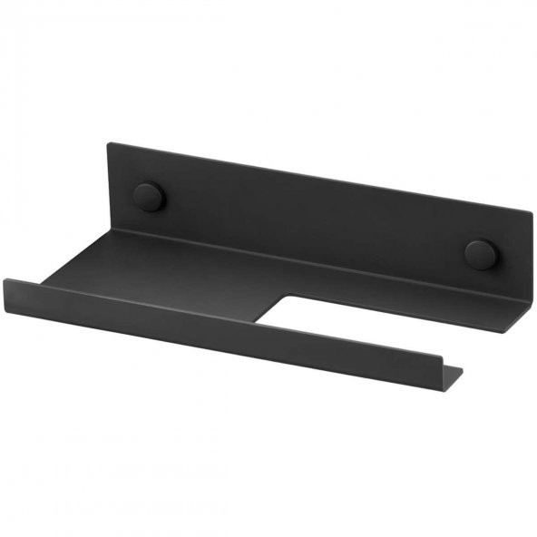 Dekoratif Siyah Metal Banyo Wc Kağıt Rulo Peçetelik Tuvalet Banyo Peçete Askısı - 4