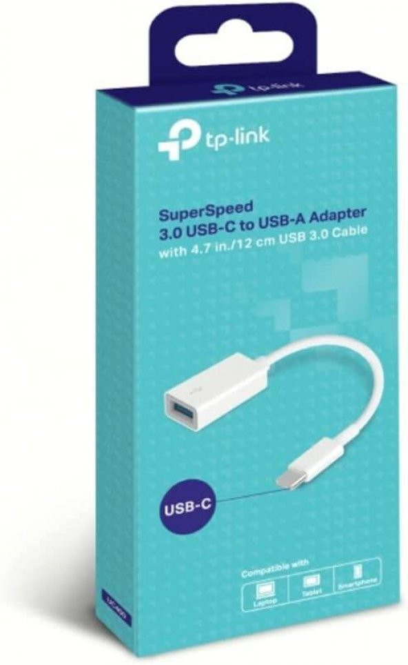 TP-Link UC400, Yüksek Hızda 3.0 USB-C - USB-A Adaptör - 2
