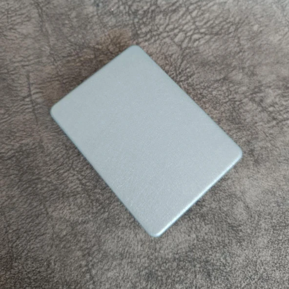 Cep Ayna Avokada Makyaj Çanta Seyahat Taşınabilir Ayna Simli Sulu Kozmetik - 3