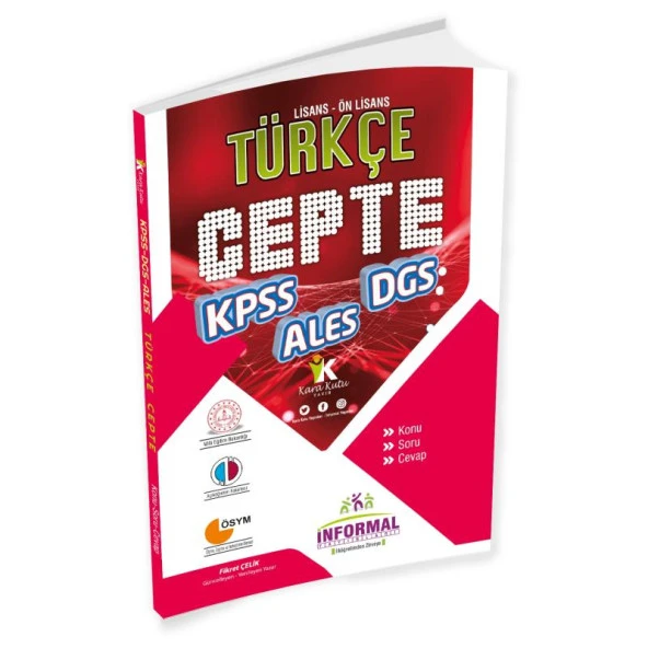 KPSS TÜRKÇE CEPTE KONU-SORU-CEVAP ÖSYM ANALİZ SERİSİ