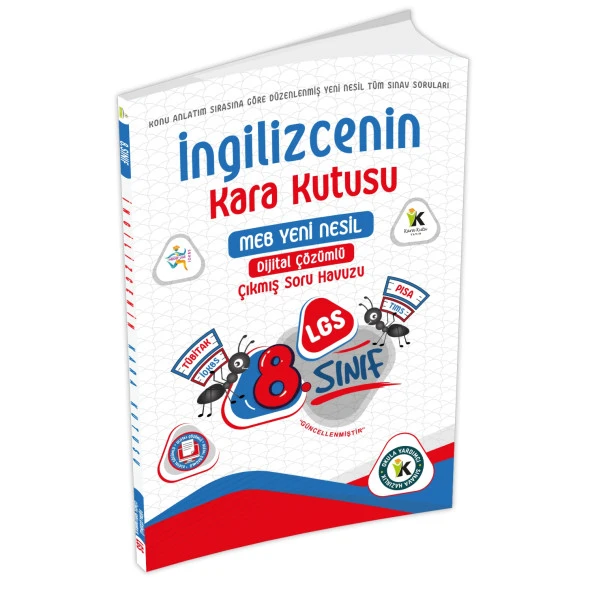 8.Sınıf LGS İngilizcenin Kara Kutusu Dijital Çözümlü Çıkmış Soru Bankası