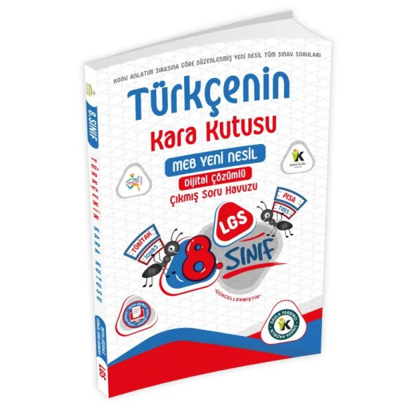 8.Sınıf LGS Türkçenin Kara Kutusu Dijital Çözümlü Çıkmış Soru Bankası