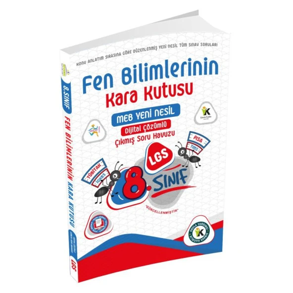 8.Sınıf LGS Fen Bilimlerinin Kara Kutusu Dijital Çözümlü Çıkmış Soru Bankası