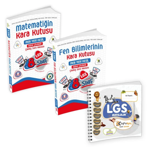 8.Sınıf LGSnin Kara Kutusu SAYISAL PAKETDijital Çözümlü Soru Bankası  + İnformal Yayınları LGS- BURSLULUK İnfoKoç Takip Sistemi (Hediyemiz) Paket İçeriği: