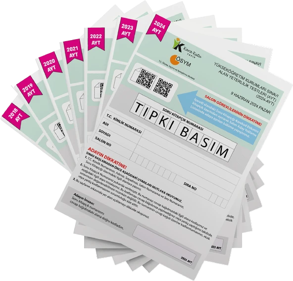 2025 AYT ÖSYM Çıkmış Soru Tıpkı Basım 7li Deneme Paketi Türkiye Geneli Video ve Dijital Çözümlü - 3