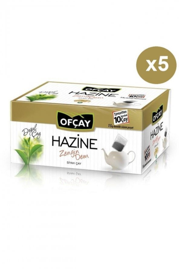 Ofçay Demlik Poşet Hazine Zengindem 5 Paket*30*15