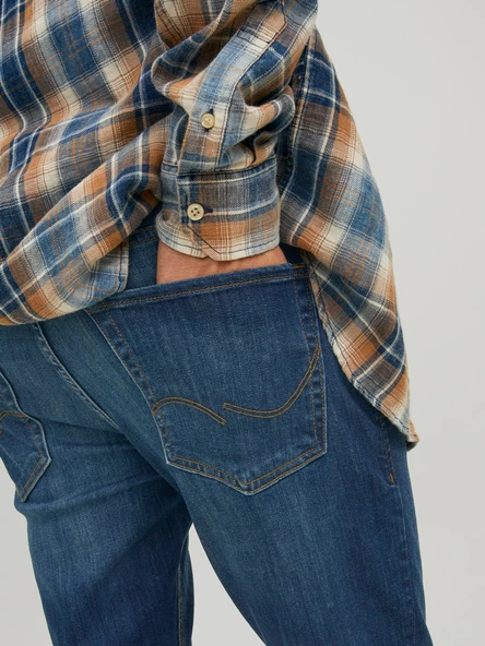 JACK JONES Glenn Model Dar Kesim Kot Pantolon 12224987 - Resim 5