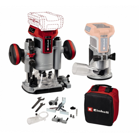 Einhell TP-RO 18 Set Li BL-SOLO Kömürsüz Freze 4350410 Akü Hariç