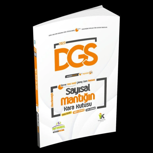 DGSnin Kara Kutusu SAYISAL PAKET SET Konu Özetli Dijital Çözümlü ÖSYM Arşiv Çıkmış Soru Bankası - 2