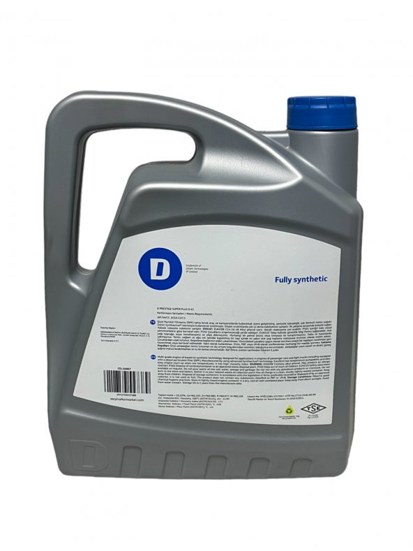 Delphi Prestige Süper Plus 5W-30 Tam Sentetik Motor Yağı 5 Litre - 3