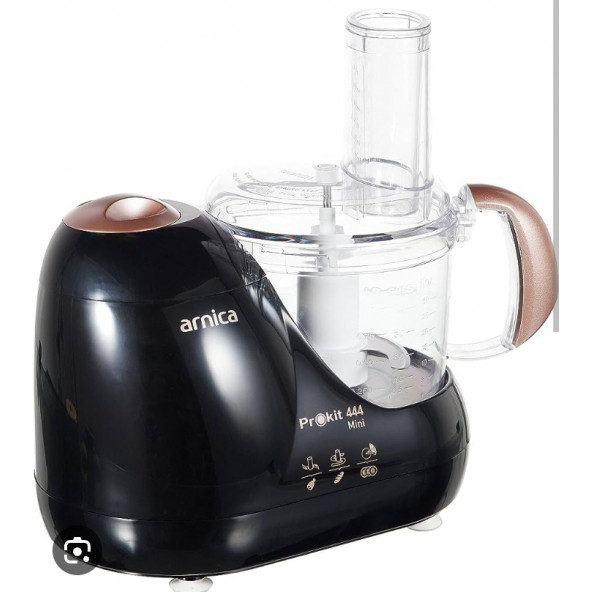 Arnica Prokit 444 Mini Mutfak Robotu Siyah Rose - 6