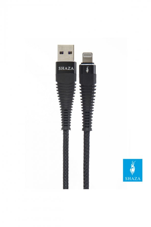 Shaza Apple Iphone Lightning 5a 100w Örgülü Hızlı Şarj Ve Data Kablosu 1 Metre - 2