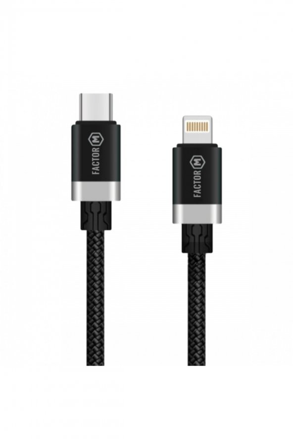 Factor-M Platınum Kablo Type-C To Type-C 2.4A 1.2M 20W
