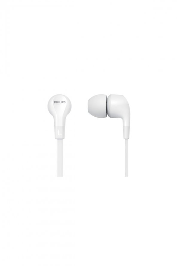 Philips TAE1105 Beyaz Kablolu Mikrofonlu Kulak İçi Kulaklık
