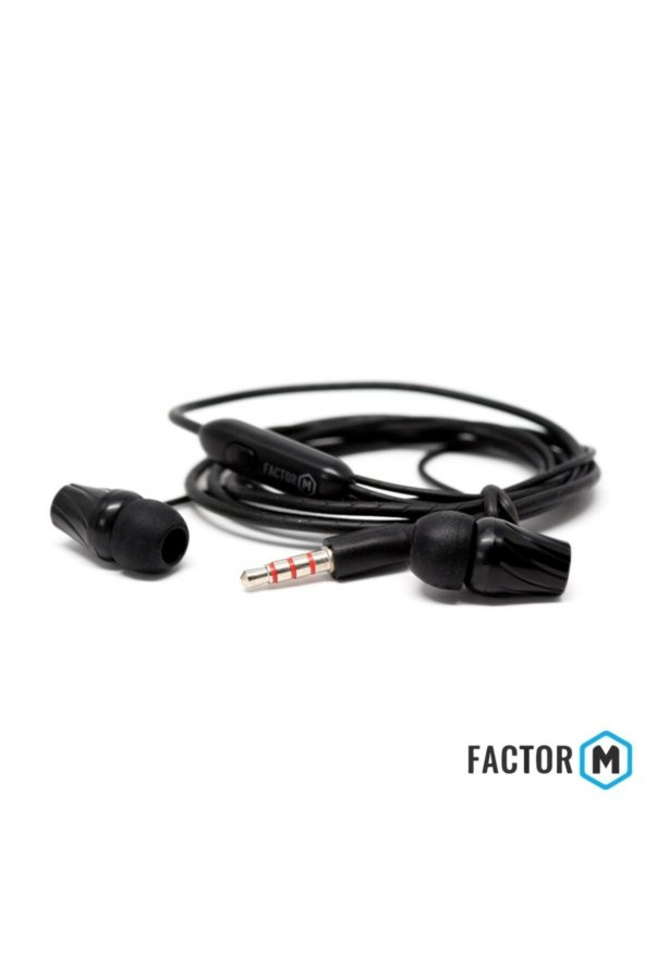 FM03 Kulakiçi Kablolu Kulaklık Siyah (FMFM03KS) - 2