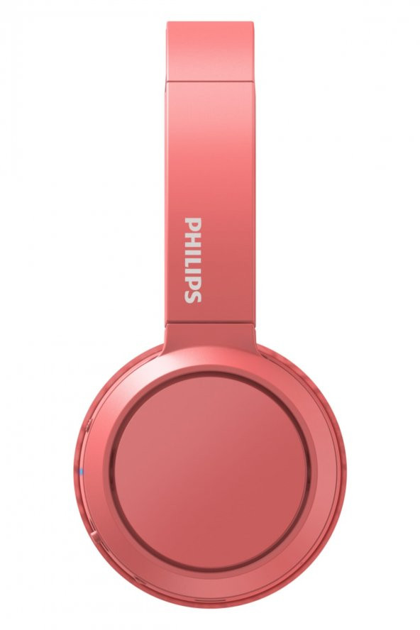 Philips TAH4205 Kulak Üstü Bluetooth Kulaklık 29 Saat Dinleme Süreli Bas Artırma Düğmeli - Kırmızı - 2