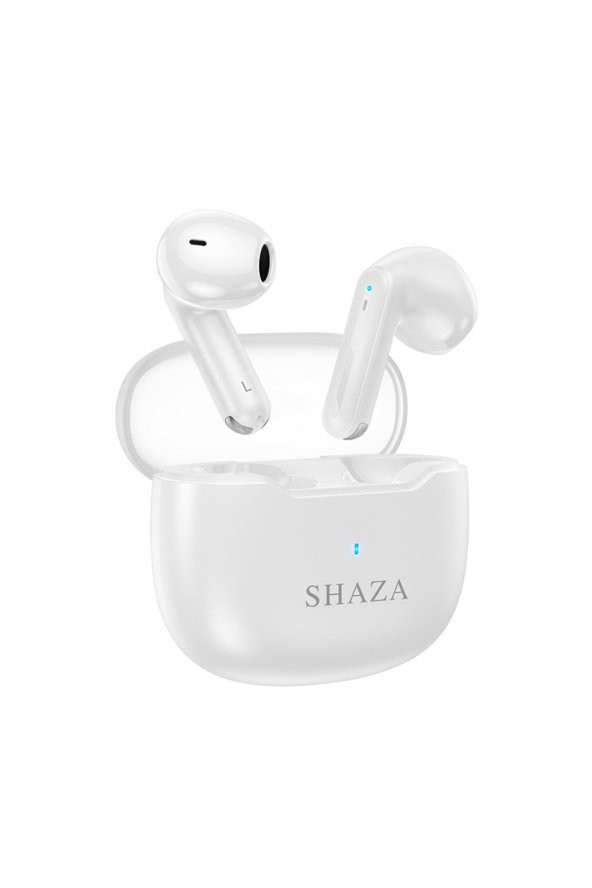 SHAZA Air7 Gürültü Azaltma Enc 4 Mikrofonlu Bluetooth 5.3 Tws Kulaklık Beyaz