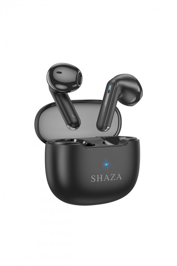 SHAZA Air7 Gürültü Azaltma Enc 4 Mikrofonlu Bluetooth 5.3 Tws Kulaklık Siyah