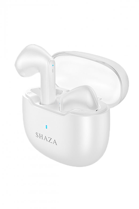 SHAZA Air7 Gürültü Azaltma Enc 4 Mikrofonlu Bluetooth 5.3 Tws Kulaklık Beyaz - 2