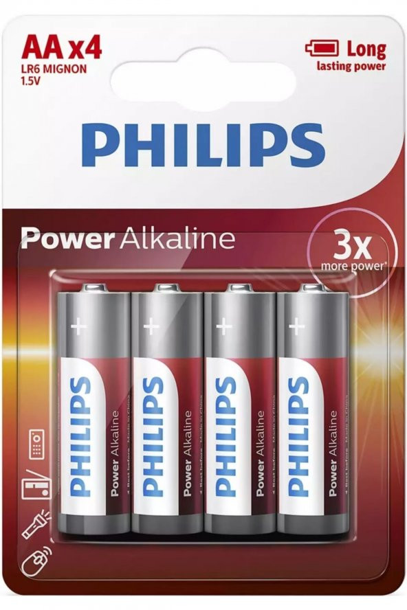 Lr6p4b/05 Power Alkaline Aa 4-blister