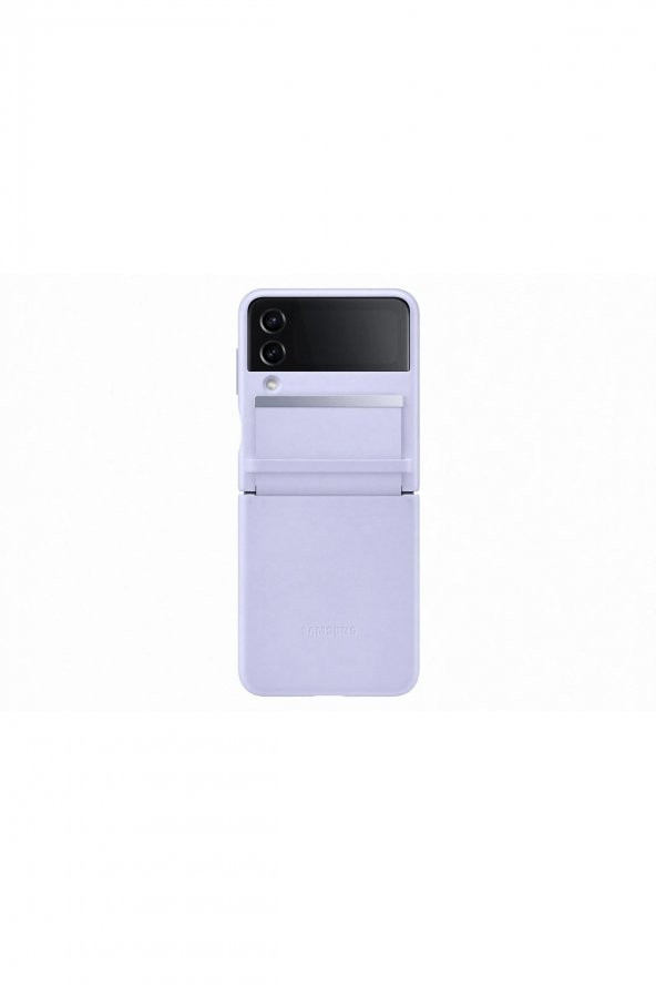 Galaxy Z Flip 4 Deri Kılıf (mor Renk) - 2