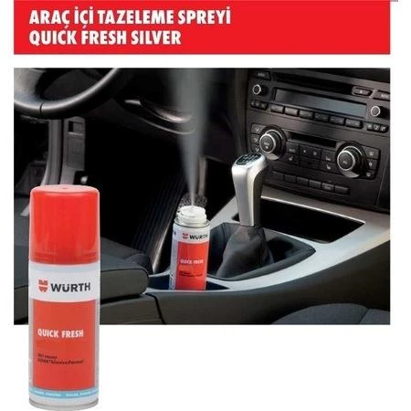 WÜRTH ARAÇ İÇİ TAZELEME QUICK FRESH PURE 100ML