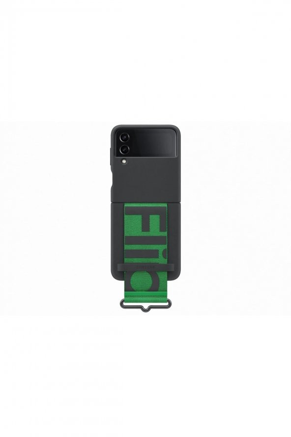 Galaxy Z Flip4 Silicone Cover With Strap - 2