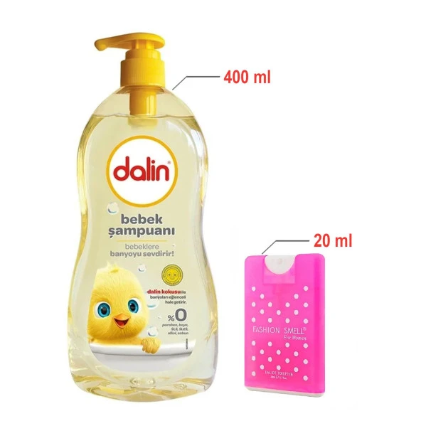 Dalin Klasik Bebek Şampuanı 400 ml + Fashion Smell For Women Parfüm Pembe 20 ml