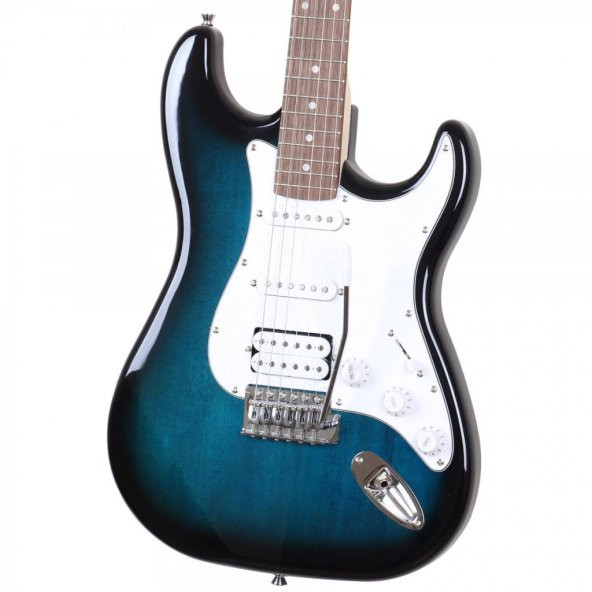 Madison MEG-2BLS Blue Burst Elektro Gitar - 4