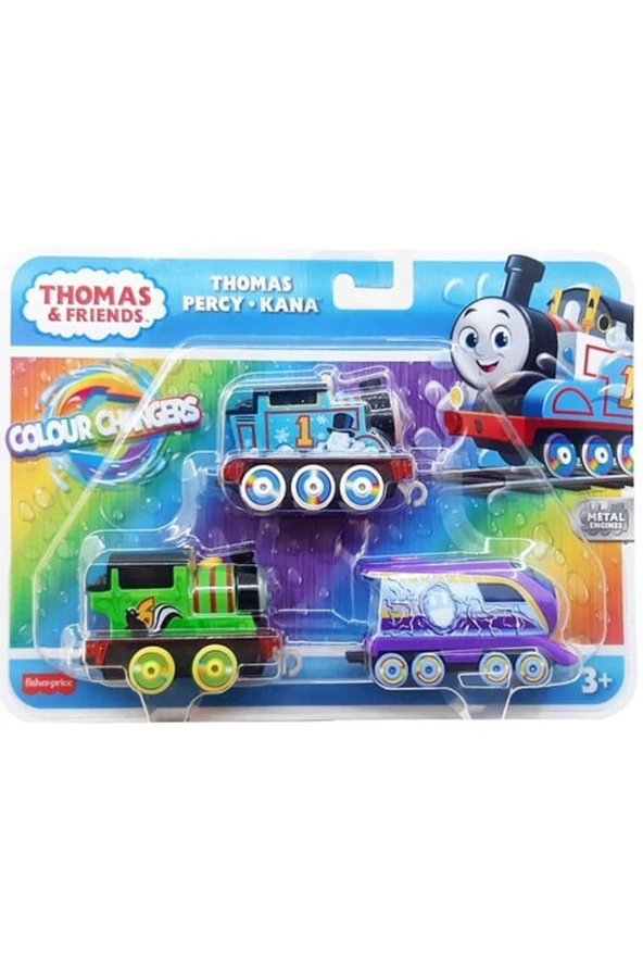 Thomas Ve Arkadaşları Renk Değiştiren Küçük Trenler 3 Lü Paket HNP82